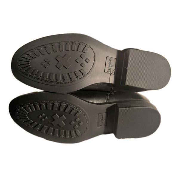 Style & Co Women's Black Maliaa Size 7.5M Buckled Round Toe Riding Boots NIB - Picture 5 of 7